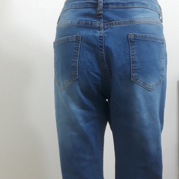 blue ripped jeans - Picture 4 of 4